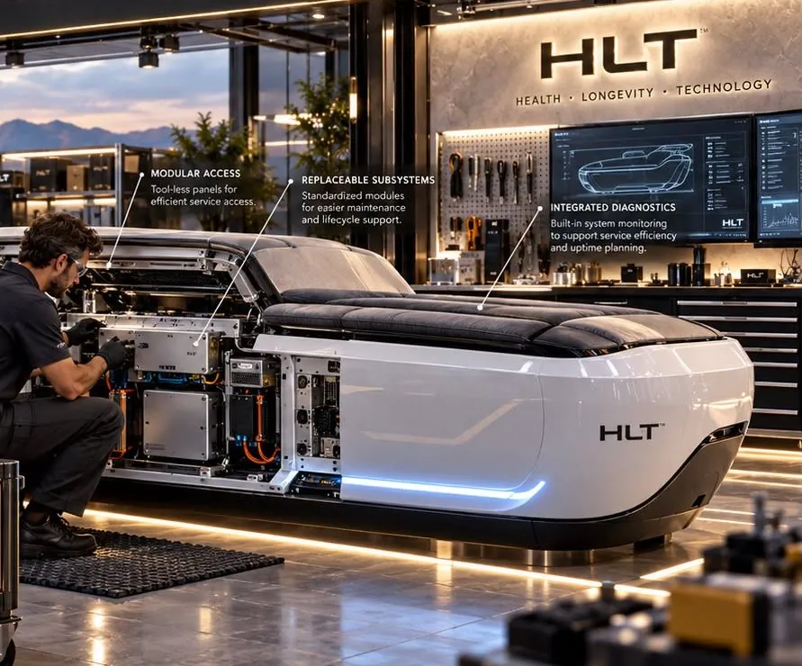 HLT MedBed being serviced